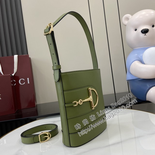 Gucci專櫃古馳2025春夏系列最新款檔案桶包手提單肩斜挎女包 jh2611型號：833665